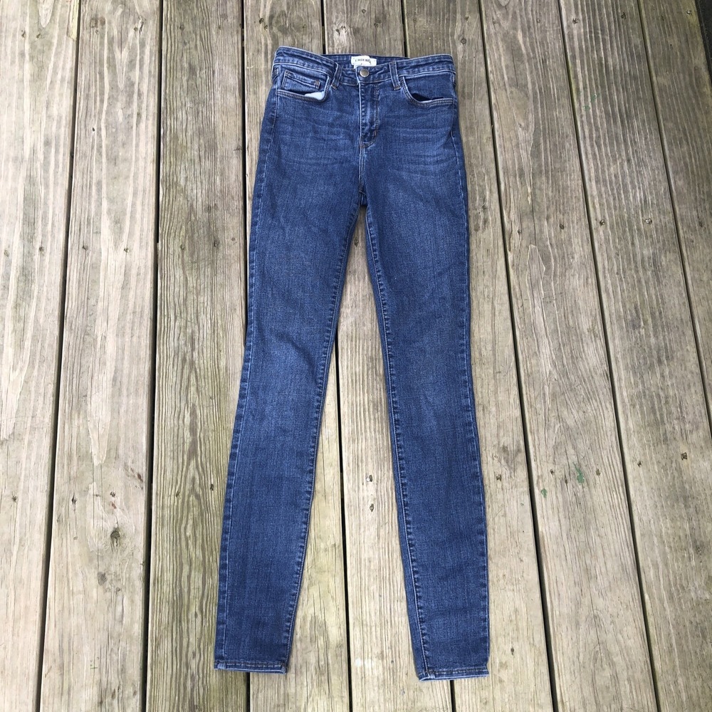 L'agence Jeans Marguerite High Rise Skinny dark vintage Womens 26 stretch